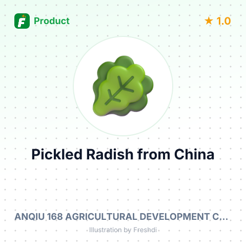 Pickled Radish – summary card, no photo uploaded yet