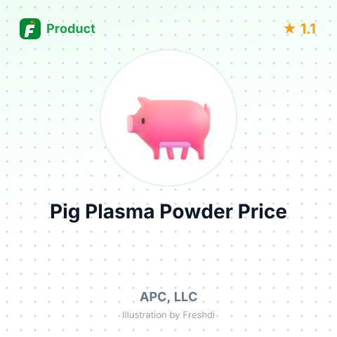 Pig Plasma Powder for Animal Feed – summary card, no photo uploaded yet