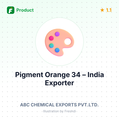 Pigment Orange 34 – summary card, no photo uploaded yet