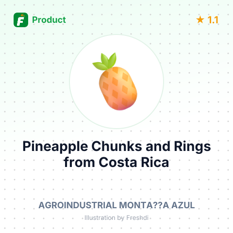 Pineapple Chunks and Rings – summary card, no photo uploaded yet
