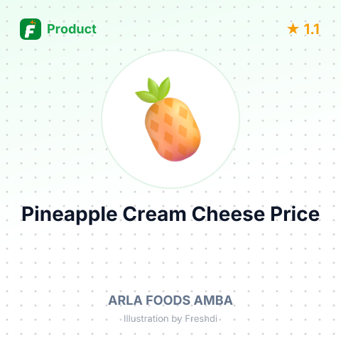 Pineapple Flavor Cream Cheese – summary card, no photo uploaded yet