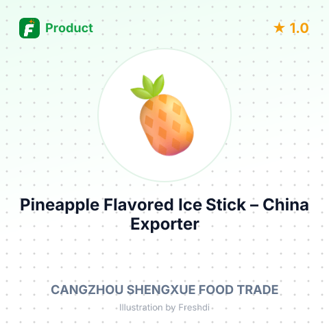 Pineapple Flavored Ice Stick – summary card, no photo uploaded yet