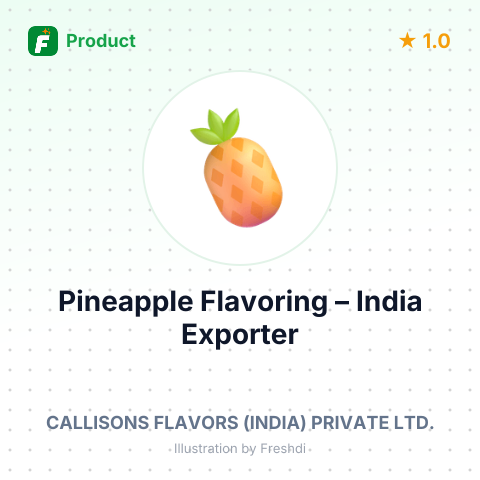 Pineapple Flavoring – summary card, no photo uploaded yet