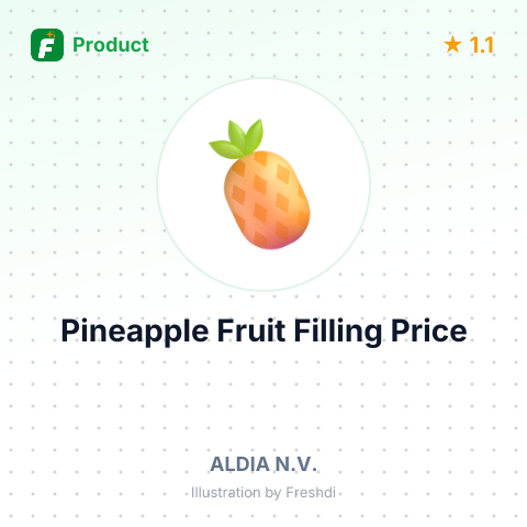 Pineapple Fruit Filling – summary card, no photo uploaded yet