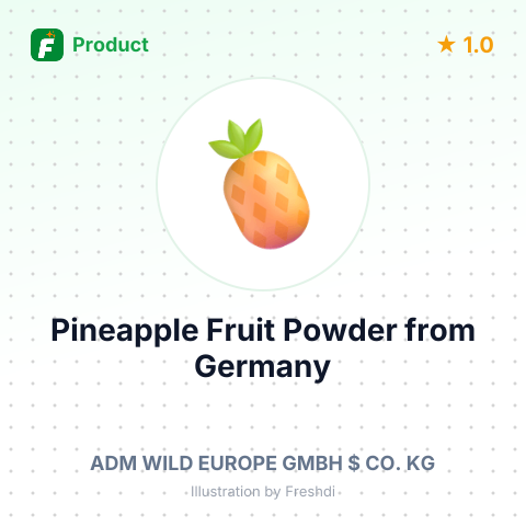 Pineapple Fruit Powder – summary card, no photo uploaded yet