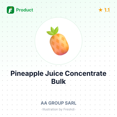 Pineapple Juice Concentrate – summary card, no photo uploaded yet