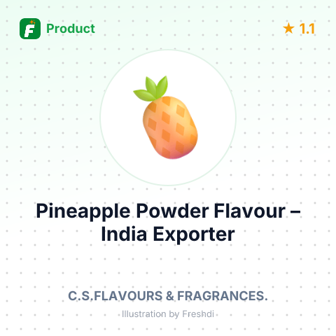 Pineapple Powder Flavour – summary card, no photo uploaded yet