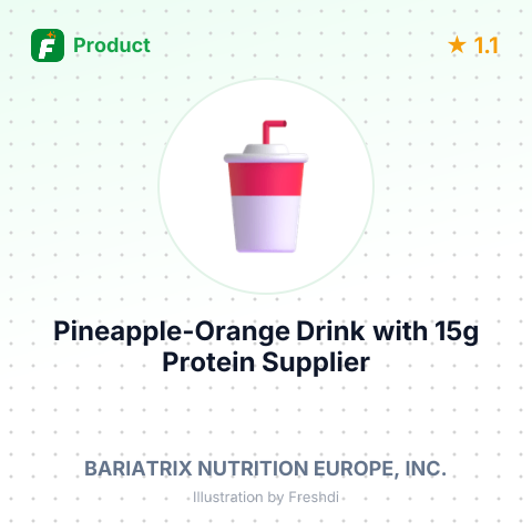 Pineapple-Orange Drink with 15g Protein – summary card, no photo uploaded yet