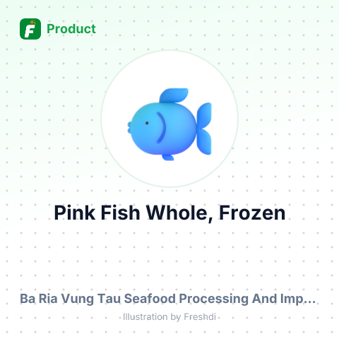 Pink Fish Whole, Frozen – summary card, no photo uploaded yet