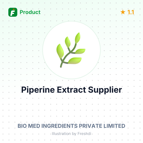 Piperine Extract – summary card, no photo uploaded yet