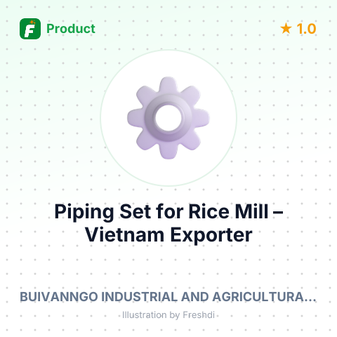 Piping Set for Rice Mill – product summary card, no photo uploaded yet