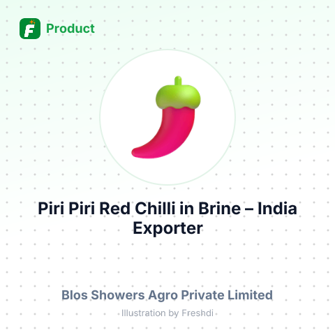 Piri Piri Red Chilli in Brine – summary card, no photo uploaded yet