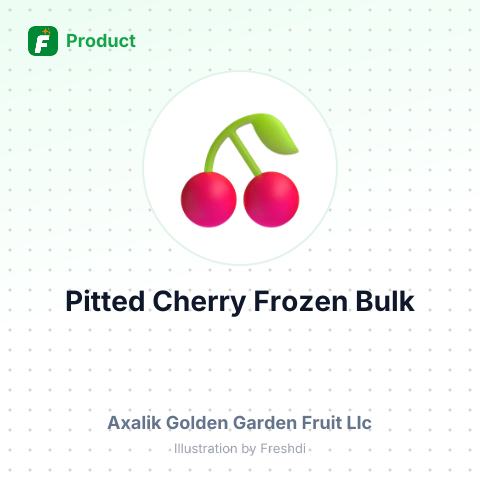 Pitted Cherry Frozen Bulk – summary card, no photo uploaded yet