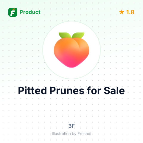 Pitted and Unpitted Prunes, Golden and Thompson Raisins – summary card, no photo uploaded yet