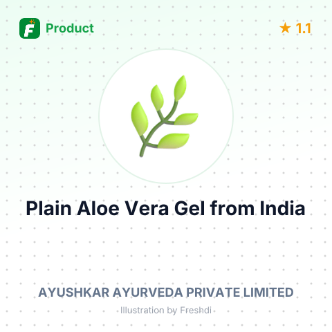 Plain Aloe Vera Gel – summary card, no photo uploaded yet