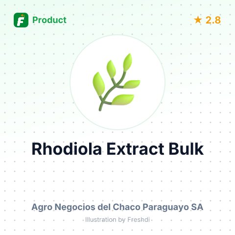 Plant Extract (Rhodiola) – summary card, no photo uploaded yet