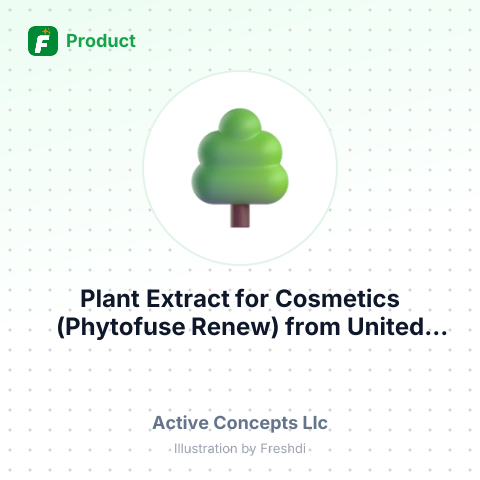 Plant Extract for Cosmetics (Phytofuse Renew) – summary card, no photo uploaded yet