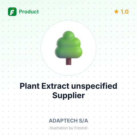 Plant Extract, unspecified – summary card, no photo uploaded yet