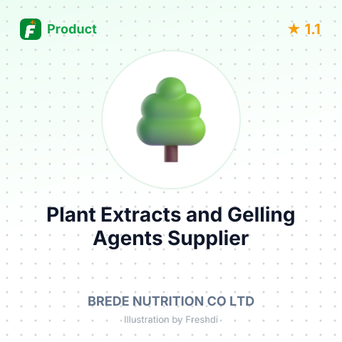 Plant Extracts and Gelling Agents – summary card, no photo uploaded yet