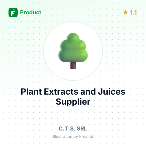 Plant Extracts and Juices – summary card, no photo uploaded yet