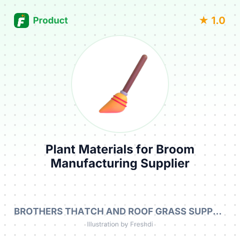 Plant Materials for Broom Manufacturing – summary card, no photo uploaded yet