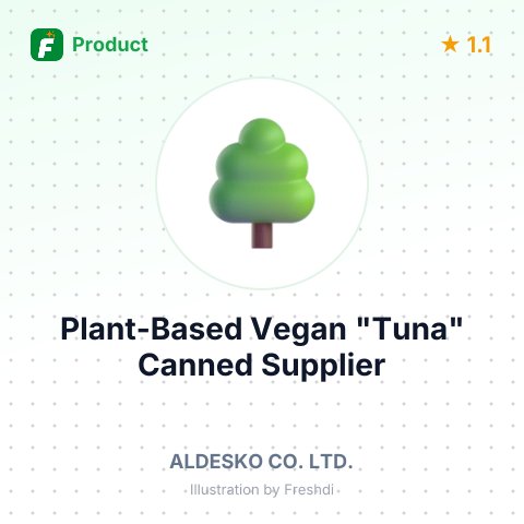 Plant-Based Vegan "Tuna" Canned – summary card, no photo uploaded yet