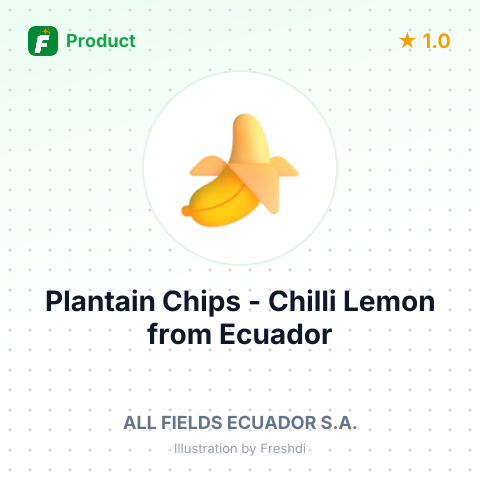 Plantain Chips - Chilli Lemon – summary card, no photo uploaded yet