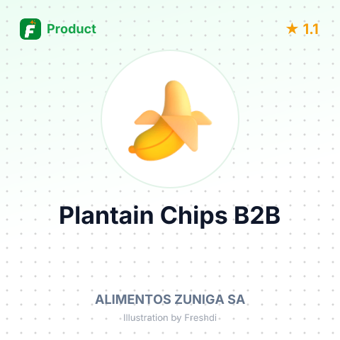 Plantain Chips – summary card, no photo uploaded yet