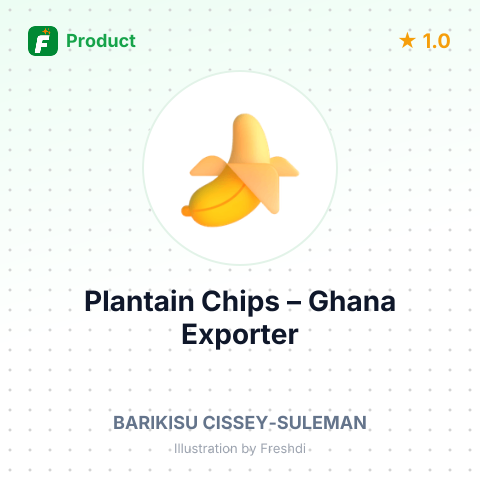 Plantain Chips – summary card, no photo uploaded yet