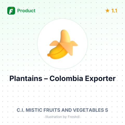 Plantains – product summary card, no photo uploaded yet