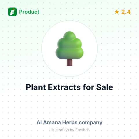 Plant-based Extracts and Gums – summary card, no photo uploaded yet