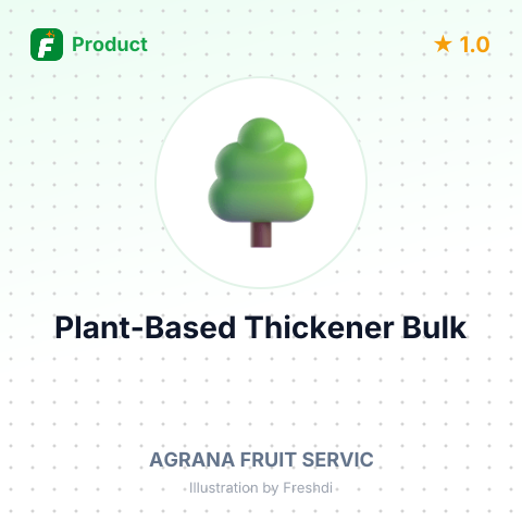 Plant-based Thickener from Fruits – summary card, no photo uploaded yet