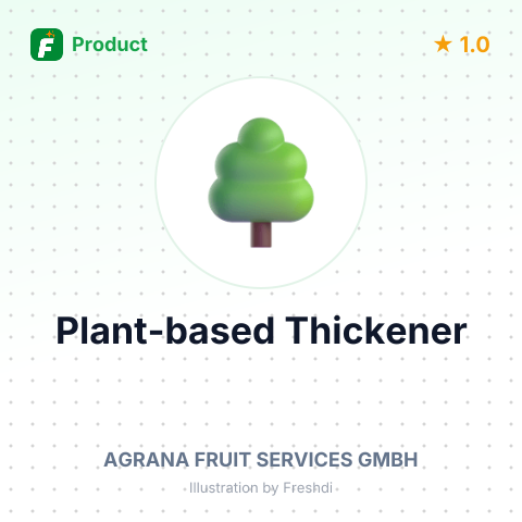 Plant-based Thickener – summary card, no photo uploaded yet