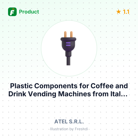 Plastic Components for Coffee and Drink Vending Machines – summary card, no photo uploaded yet