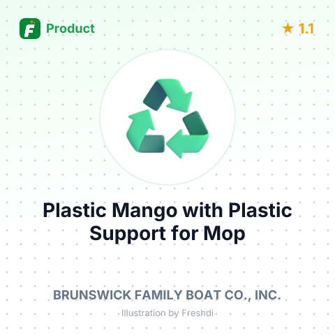 Plastic Mango with Plastic Support for Mop – summary card, no photo uploaded yet