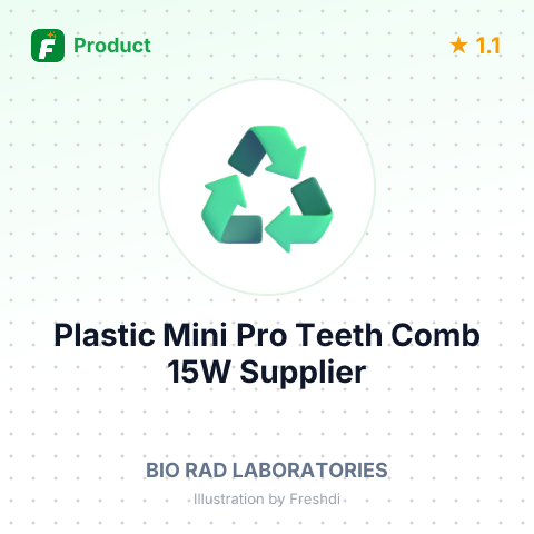 Plastic Mini Pro Teeth Comb 15W – summary card, no photo uploaded yet