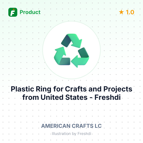 Plastic Ring for Crafts and Projects – summary card, no photo uploaded yet