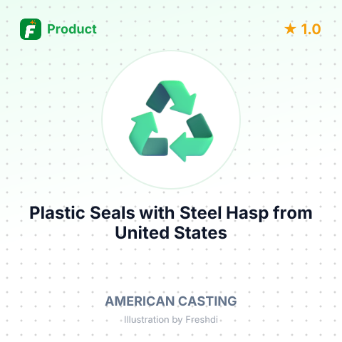 Plastic Seals with Steel Hasp – summary card, no photo uploaded yet