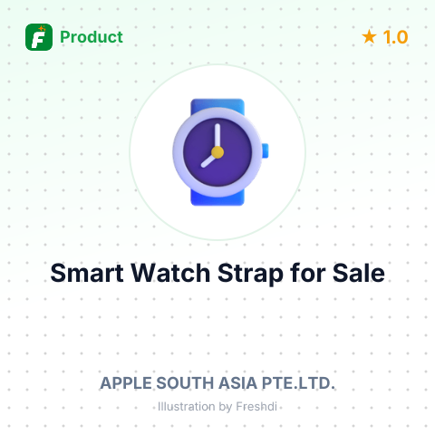 Plastic Smart Watch Strap for Apple Watch 41 – summary card, no photo uploaded yet