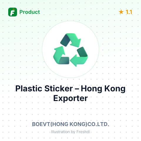 Plastic Sticker (Tearing Film Label) – summary card, no photo uploaded yet