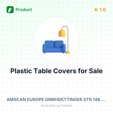 Plastic Table Covers – summary card, no photo uploaded yet
