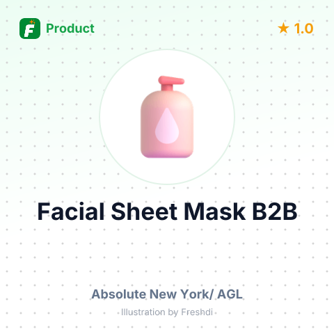 Plumping Hydrating Facial Sheet Mask – summary card, no photo uploaded yet