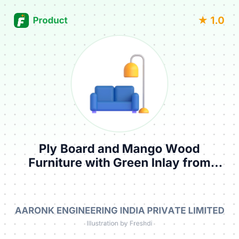 Ply Board and Mango Wood Furniture with Green Inlay – summary card, no photo uploaded yet