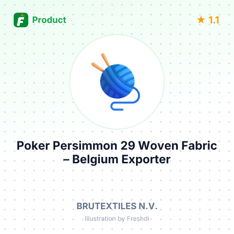 Poker Persimmon 29 Woven Fabric – summary card, no photo uploaded yet