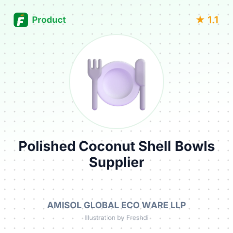 Polished Coconut Shell Bowls – summary card, no photo uploaded yet