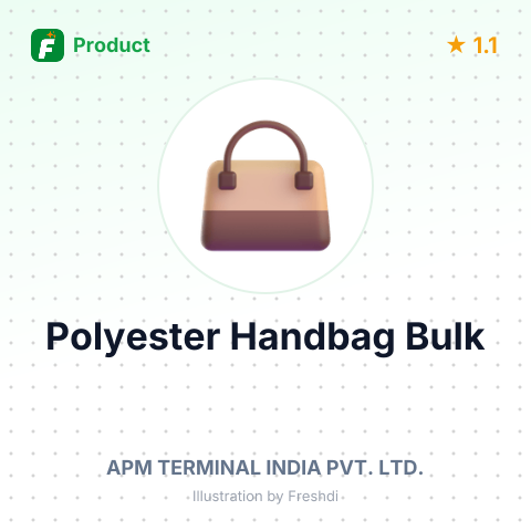 Polyester Handbag – summary card, no photo uploaded yet