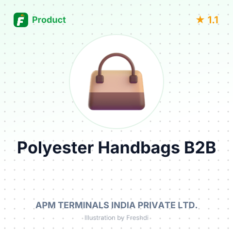 Polyester Handbags – summary card, no photo uploaded yet