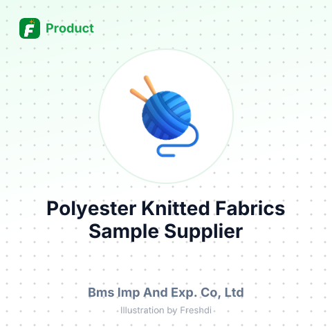 Polyester Knitted Fabrics Sample – summary card, no photo uploaded yet