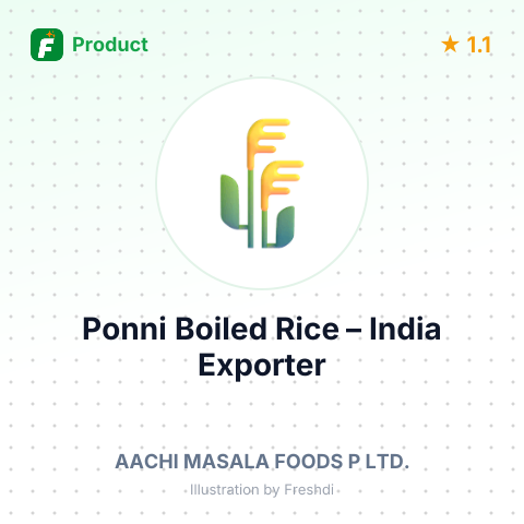 Ponni Boiled Rice – product summary card, no photo uploaded yet