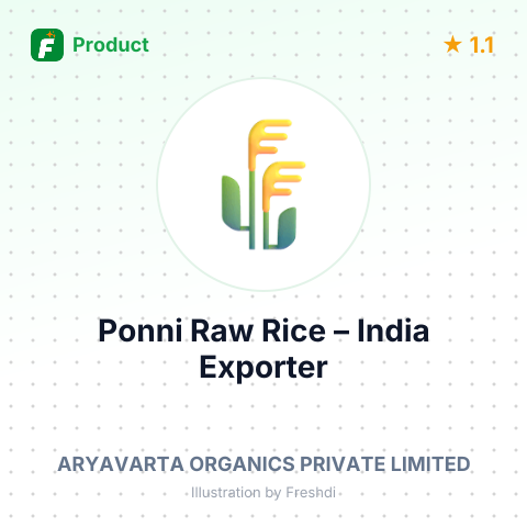 Ponni Raw Rice – summary card, no photo uploaded yet